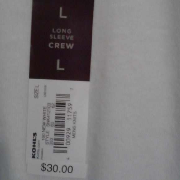 Sonoma Life & Style Long Sleeve Knit Shirt-Large - Picture 7 of 8